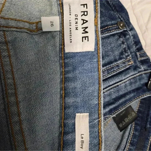 FRAME Le Boy jeans size 26 - Picture 4 of 4